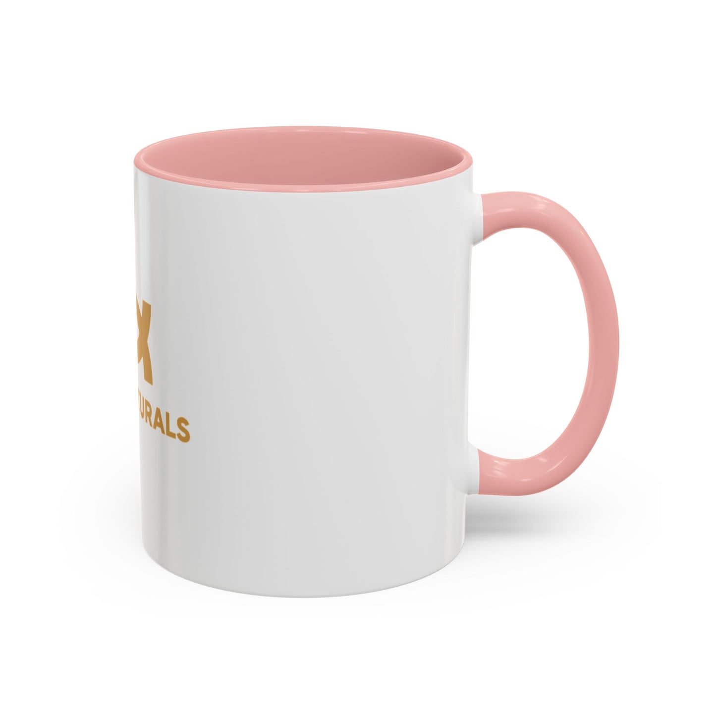 Osiris Naturals Accent Coffee Mug - Unique Black Handle & Interior, Perfect for Coffee Lovers