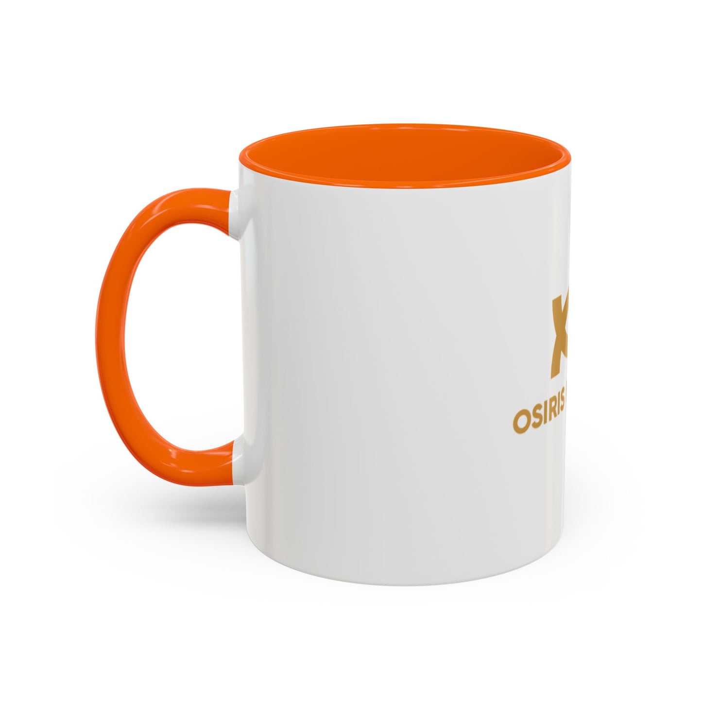 Osiris Naturals Accent Coffee Mug - Unique Black Handle & Interior, Perfect for Coffee Lovers