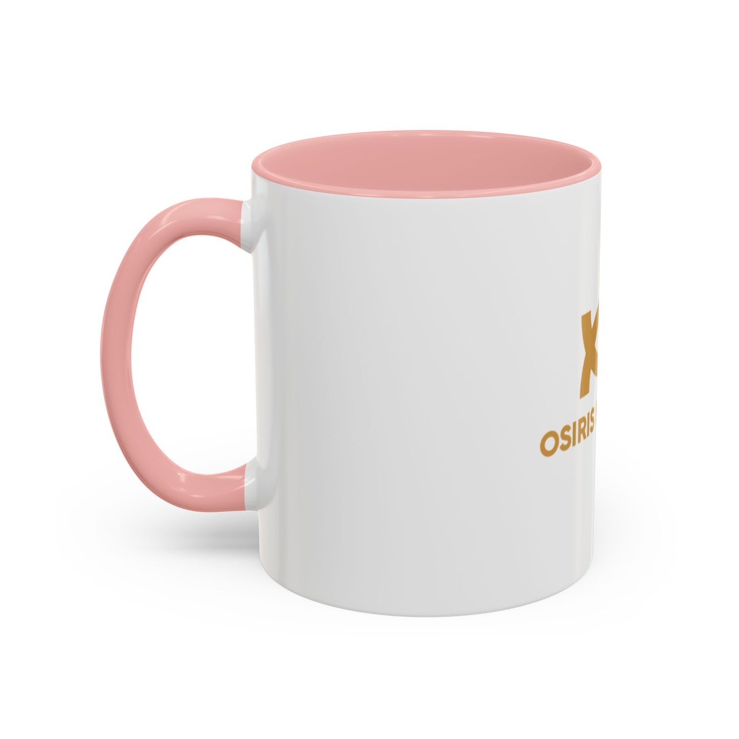 Osiris Naturals Accent Coffee Mug - Unique Black Handle & Interior, Perfect for Coffee Lovers