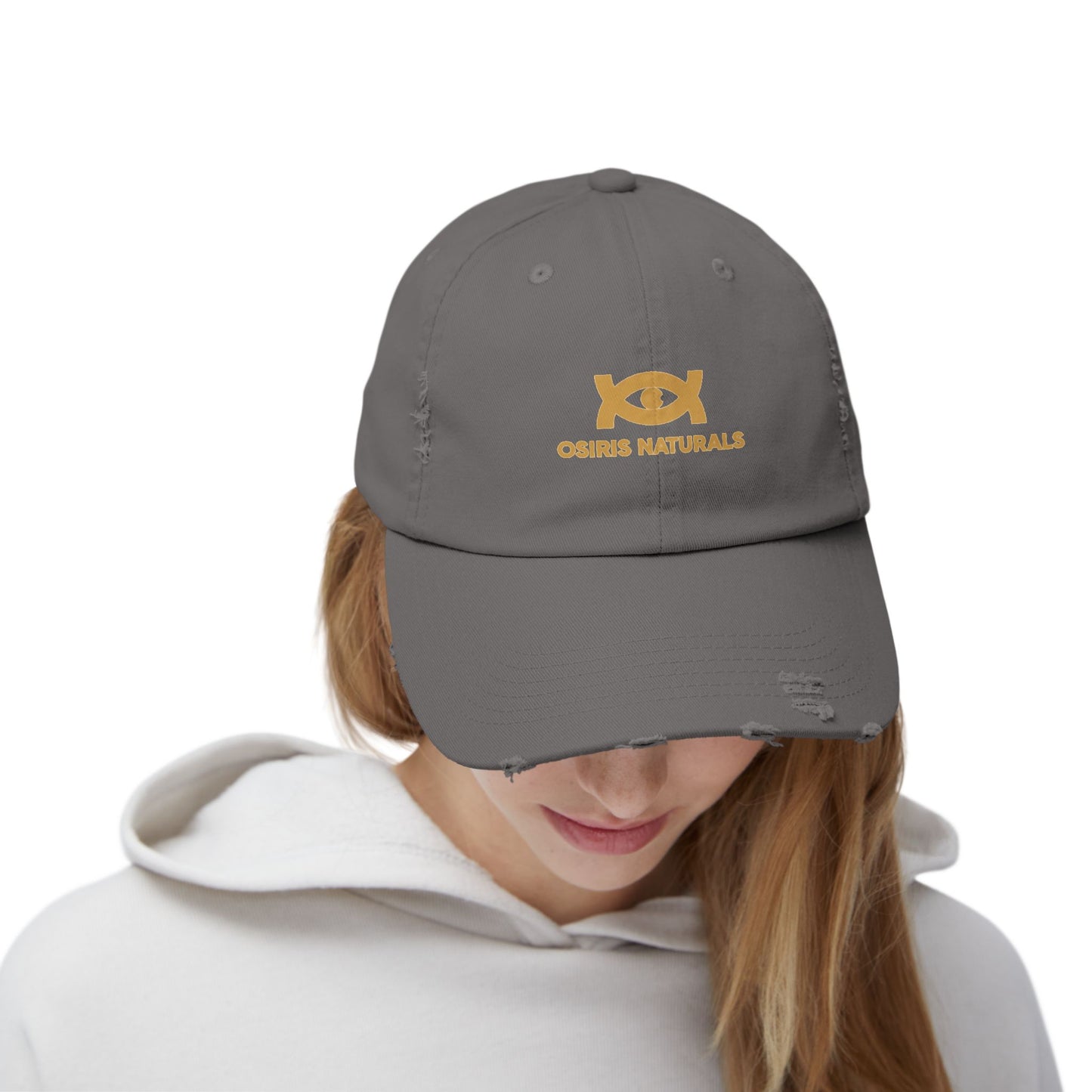 Unisex Distressed Cap - Osiris Naturals Casual Hat