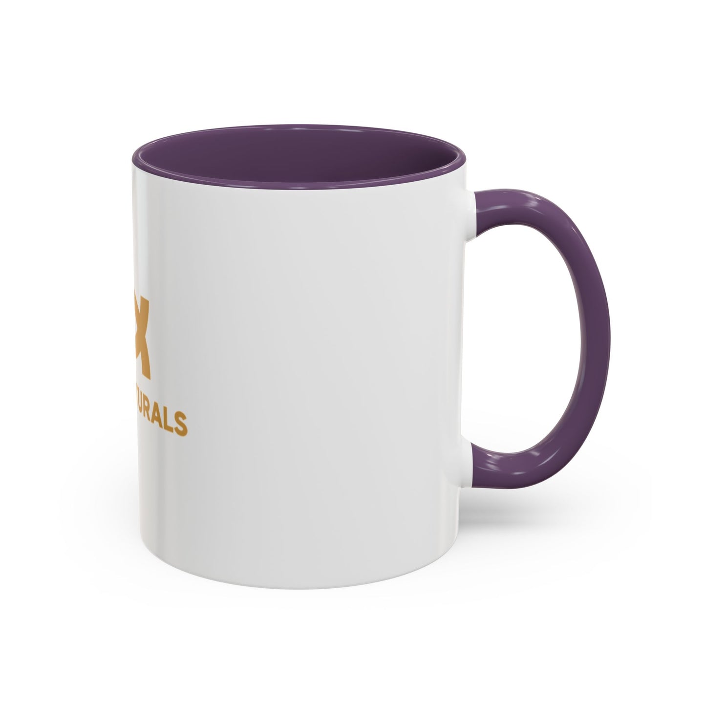Osiris Naturals Accent Coffee Mug - Unique Black Handle & Interior, Perfect for Coffee Lovers