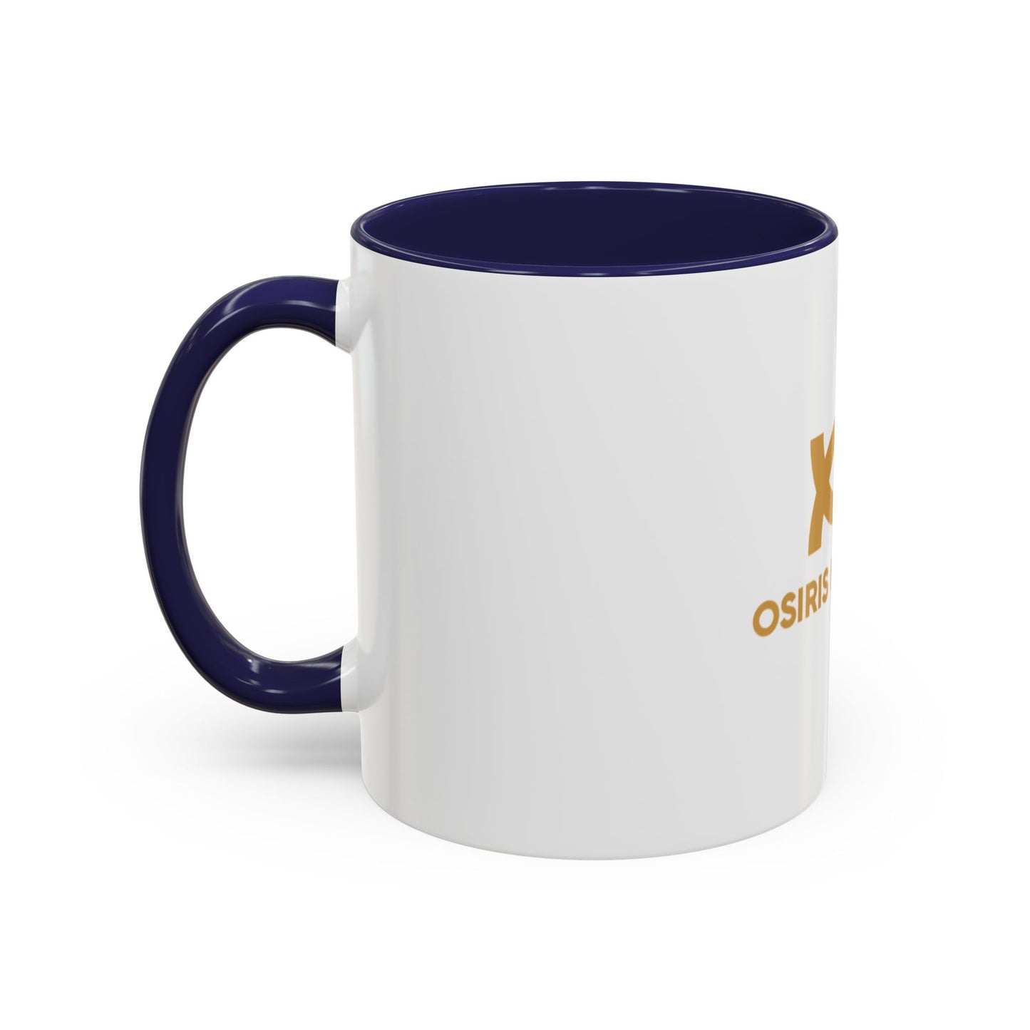 Osiris Naturals Accent Coffee Mug - Unique Black Handle & Interior, Perfect for Coffee Lovers