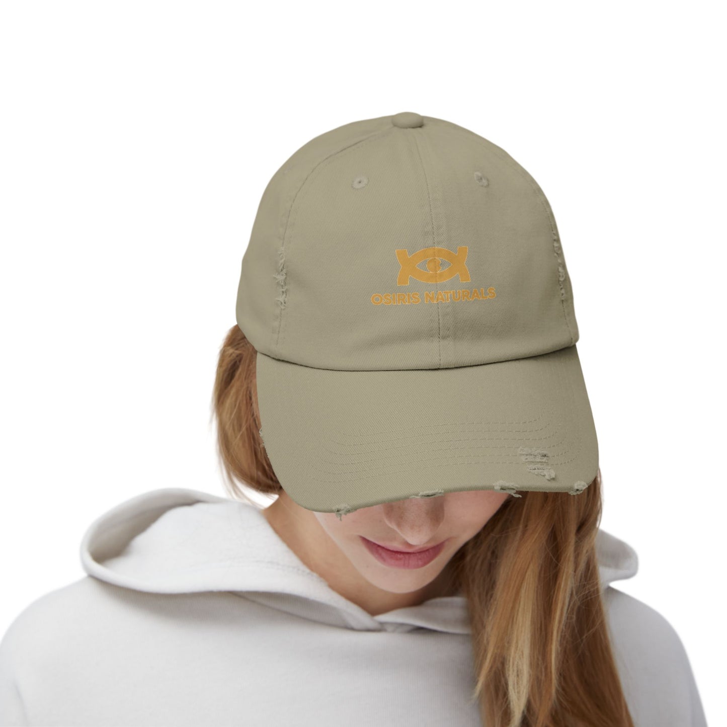 Unisex Distressed Cap - Osiris Naturals Casual Hat