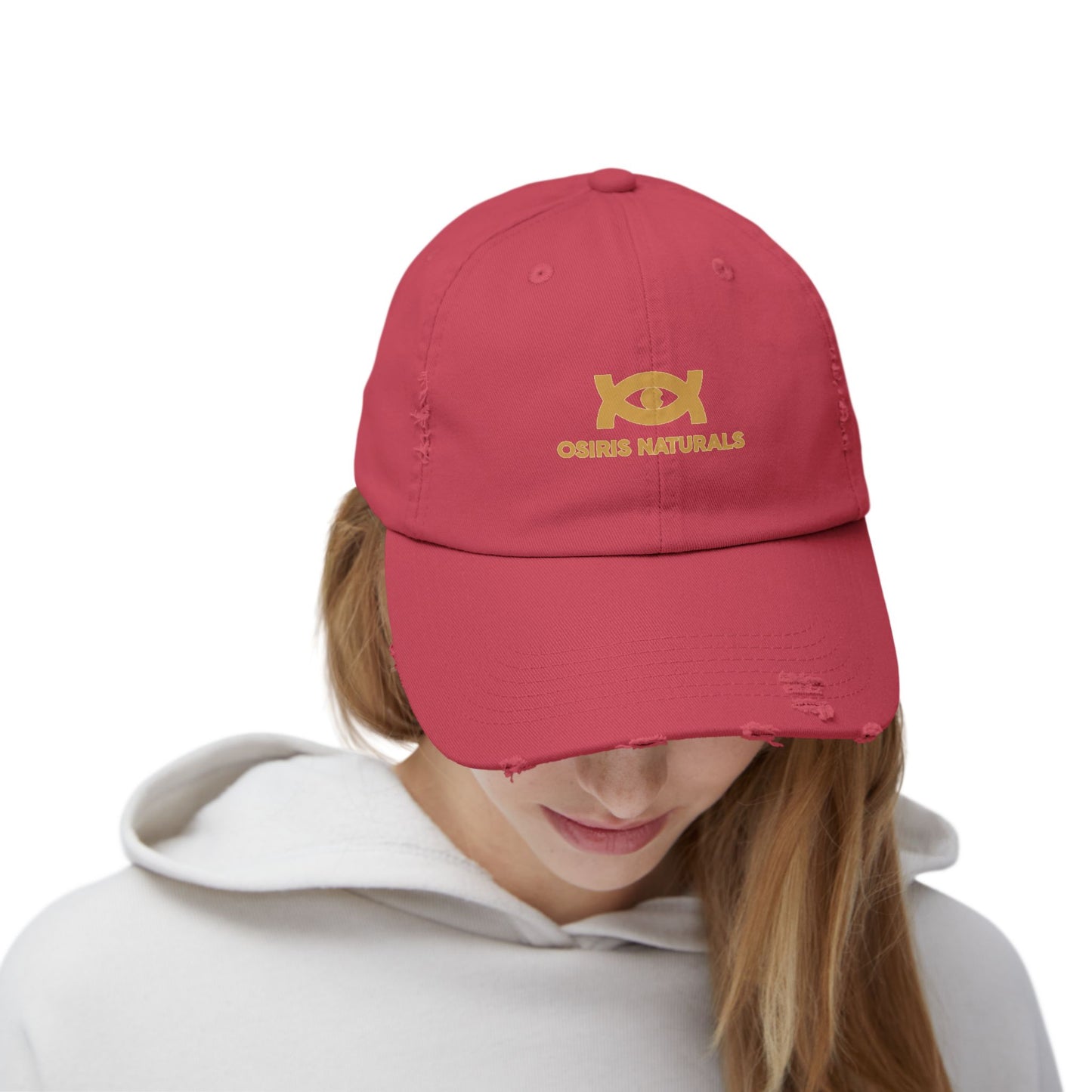 Unisex Distressed Cap - Osiris Naturals Casual Hat
