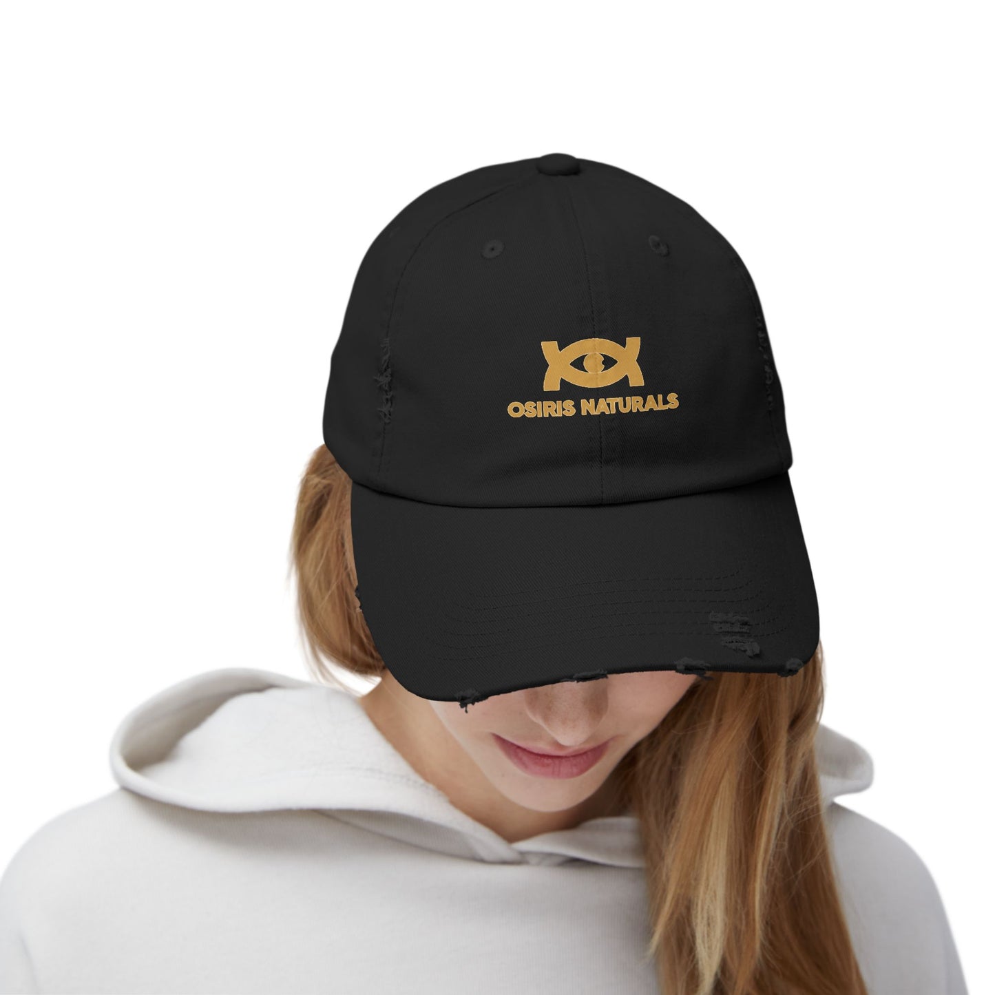 Unisex Distressed Cap - Osiris Naturals Casual Hat
