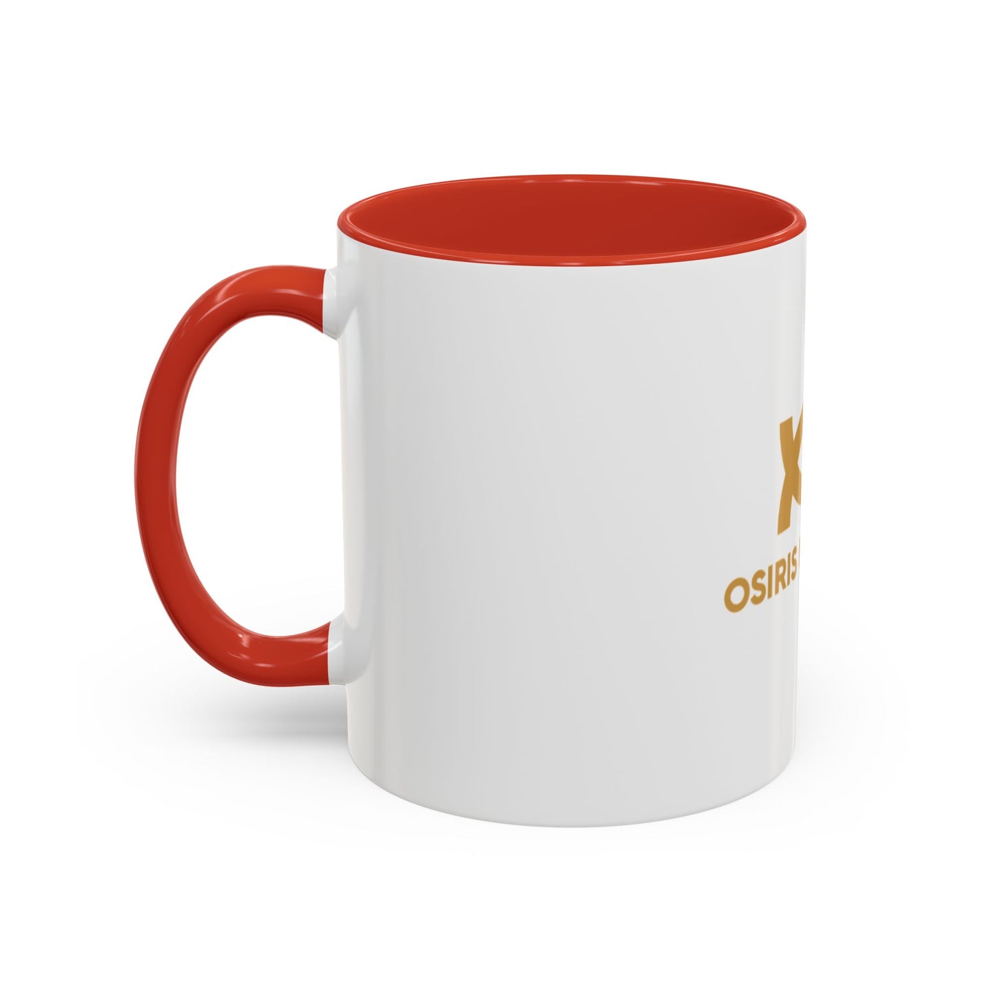 Osiris Naturals Accent Coffee Mug - Unique Black Handle & Interior, Perfect for Coffee Lovers