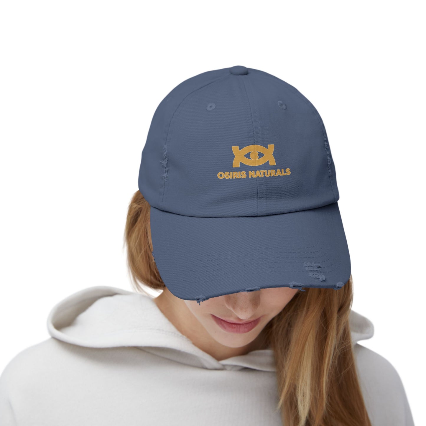 Unisex Distressed Cap - Osiris Naturals Casual Hat