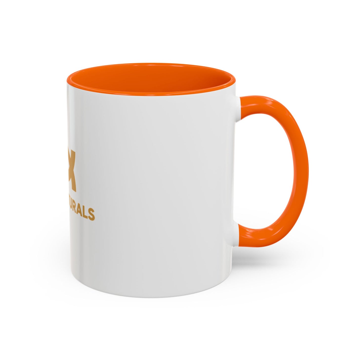 Osiris Naturals Accent Coffee Mug - Unique Black Handle & Interior, Perfect for Coffee Lovers