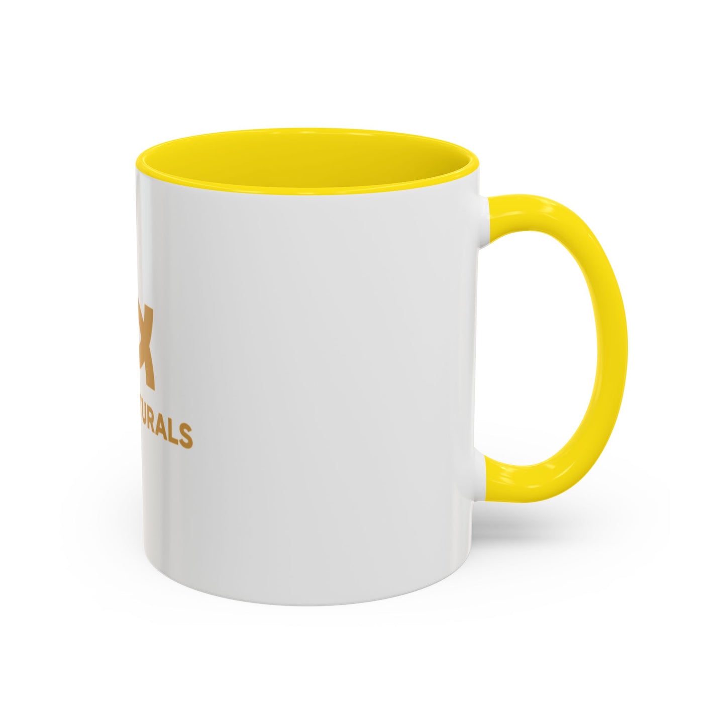 Osiris Naturals Accent Coffee Mug - Unique Black Handle & Interior, Perfect for Coffee Lovers