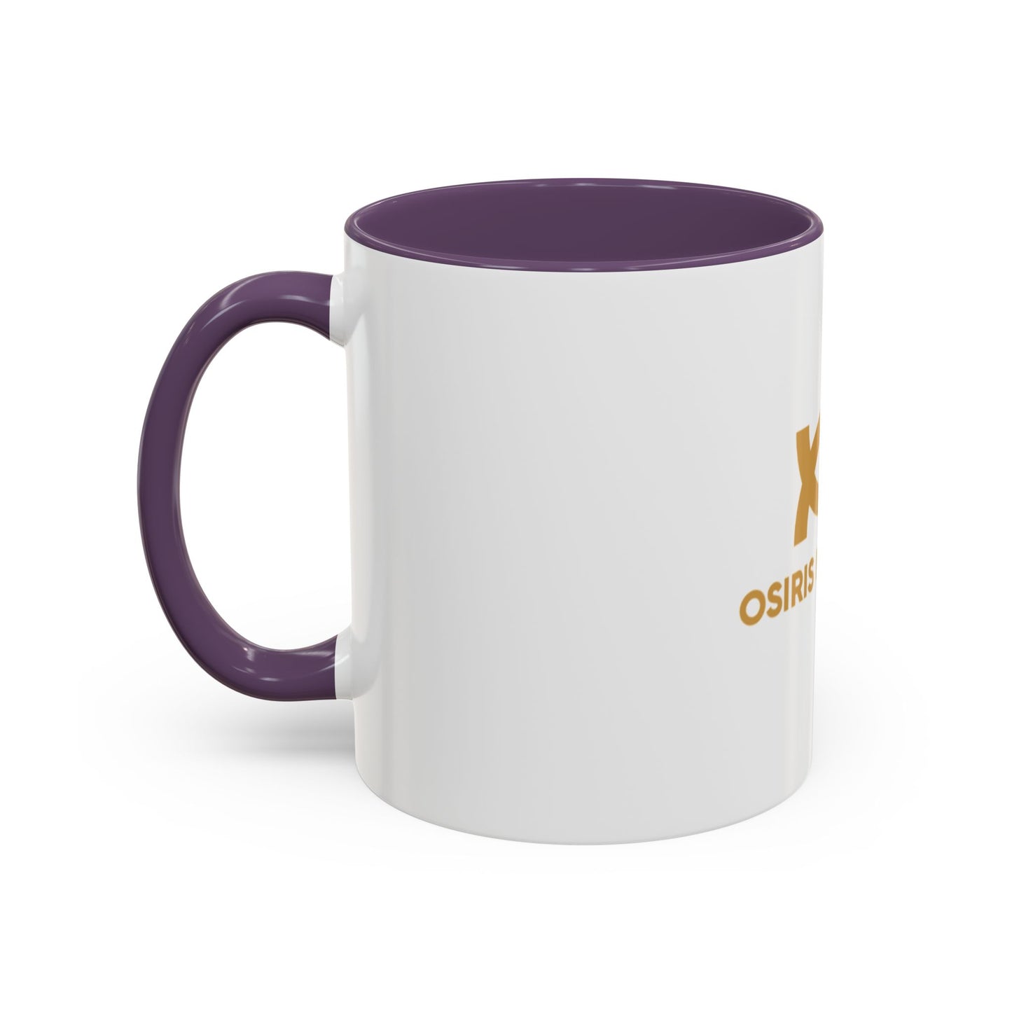 Osiris Naturals Accent Coffee Mug - Unique Black Handle & Interior, Perfect for Coffee Lovers